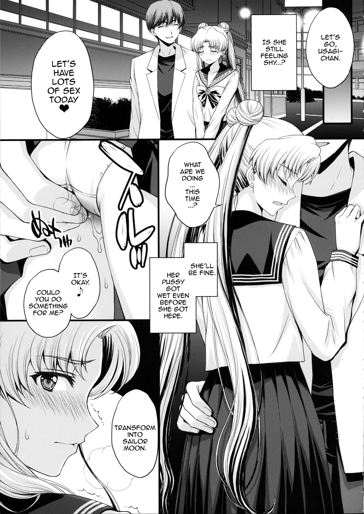 Hentai Manga Comic-As Innocent as a Bunny! The Pretty Guardian Loses to the Dick!-Read-6